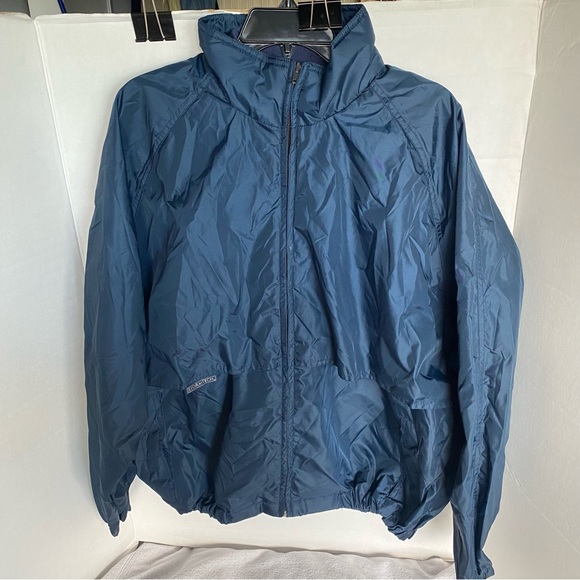 Stormtech mens L jacket windbreaker long sleeves full zip vented elastic hem - Picture 2 of 7